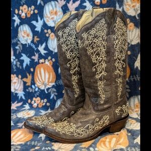 Corral Western wedding cowboy boots 6.5